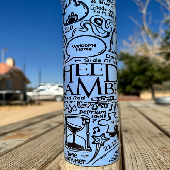 COPY - Coheed and Cambria uv color changing tumbler and keychain - Picture 5 of 16